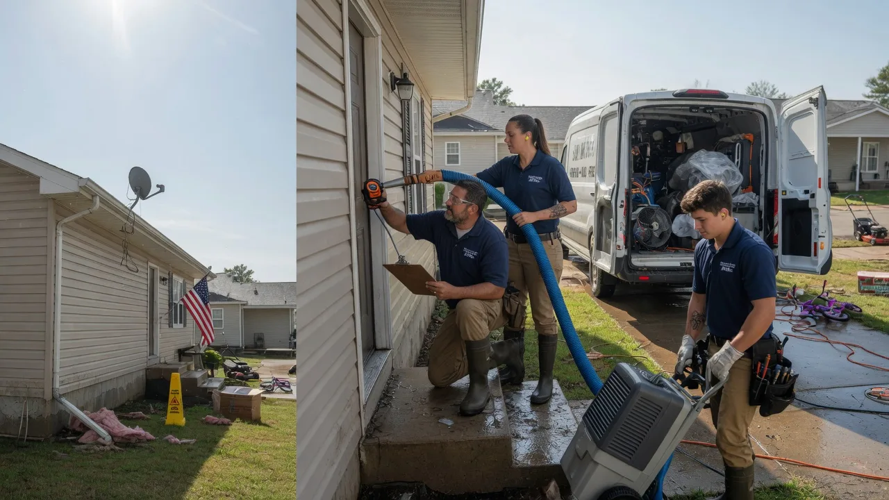 Ceiling Water Damage Restoration in New Springfield, OH near me